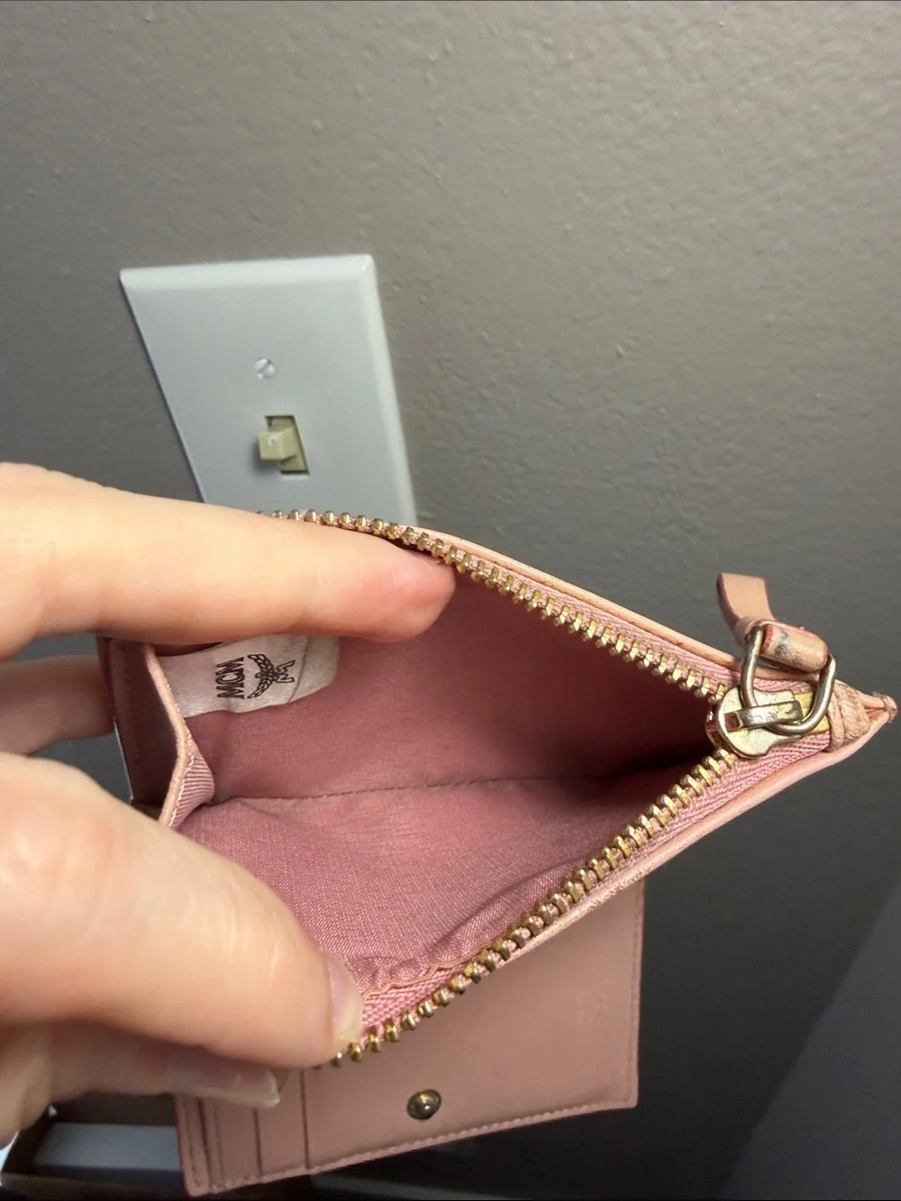 LIMITED EDITION MCM Pink Bunny Motif Wallet
